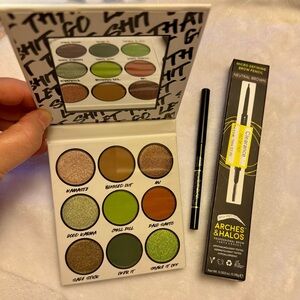 Bundle of 3 Full-Size Eye Products- Shadow Pallette, Liner, Brows